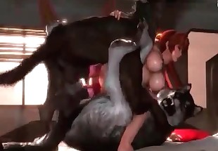 Some cartoon-style animal sex