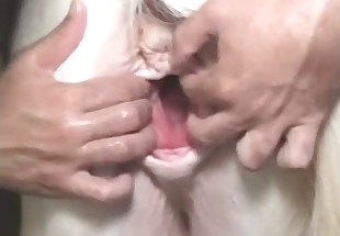 Male is stretching animal ass with pleasure