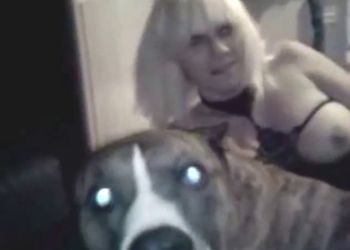 Married zoophile lady wants to fuck a dog too