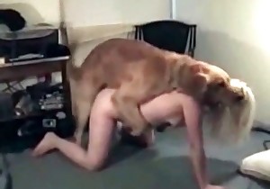 Skinny young pervert fucked in doggy style pose